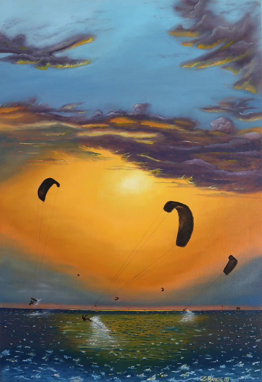 Sunset Kiteboard Session Original