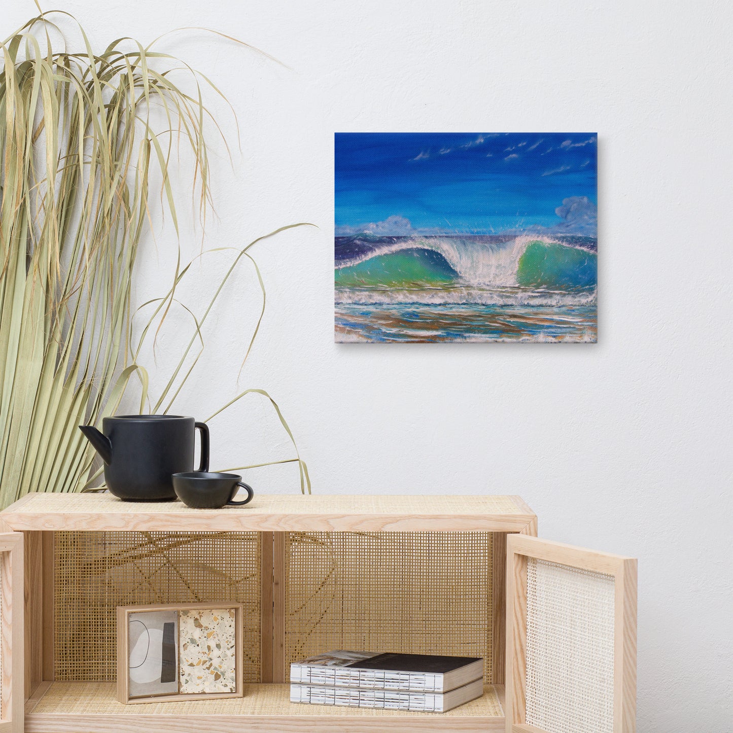 Dean Wave Print Canvas