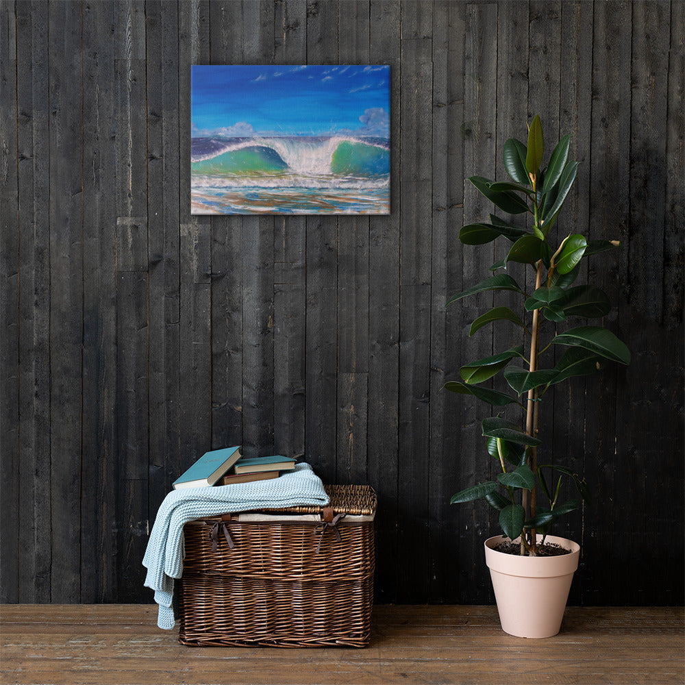 Dean Wave Print Canvas