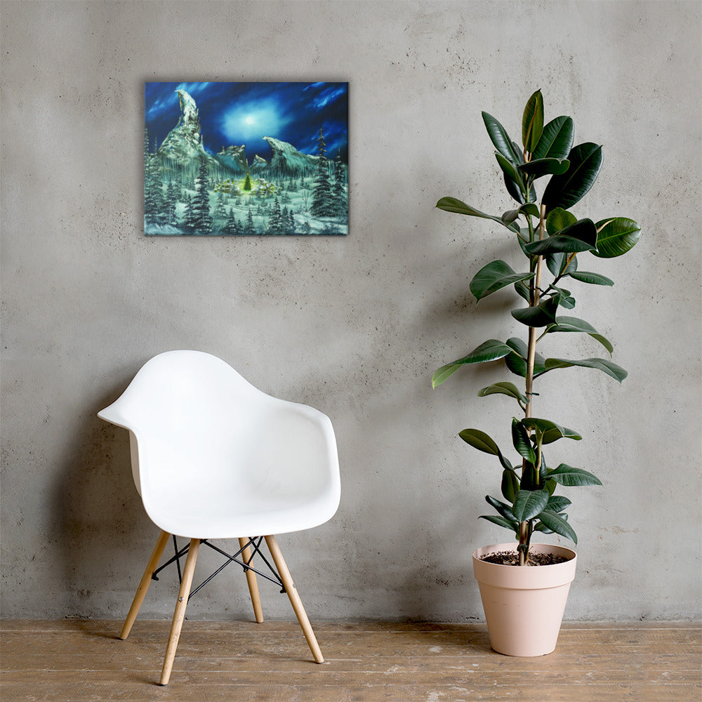 Mt. Crumpit Print on Canvas