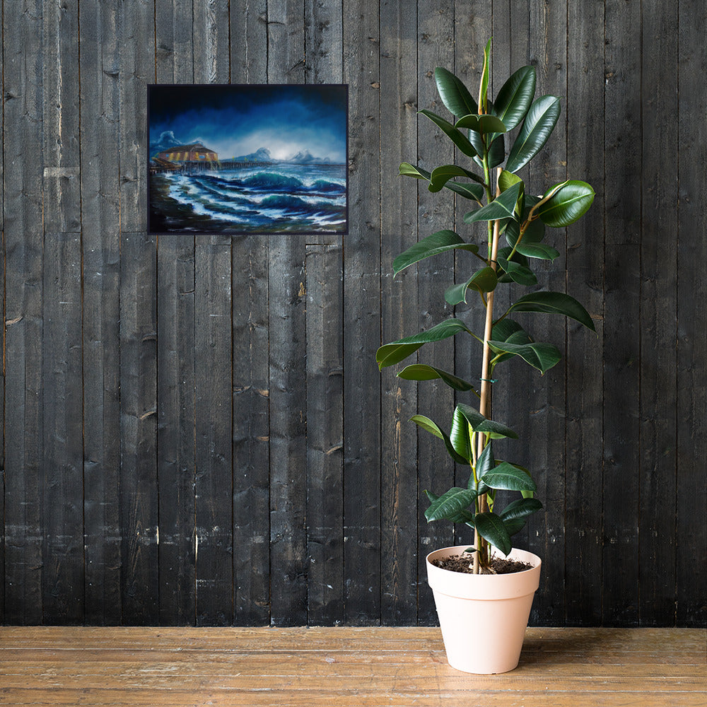 Rodanthe Pier at Night Print