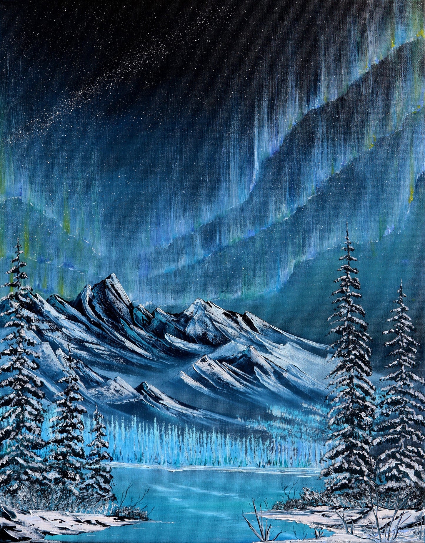 Northern Lights Print on Canvas