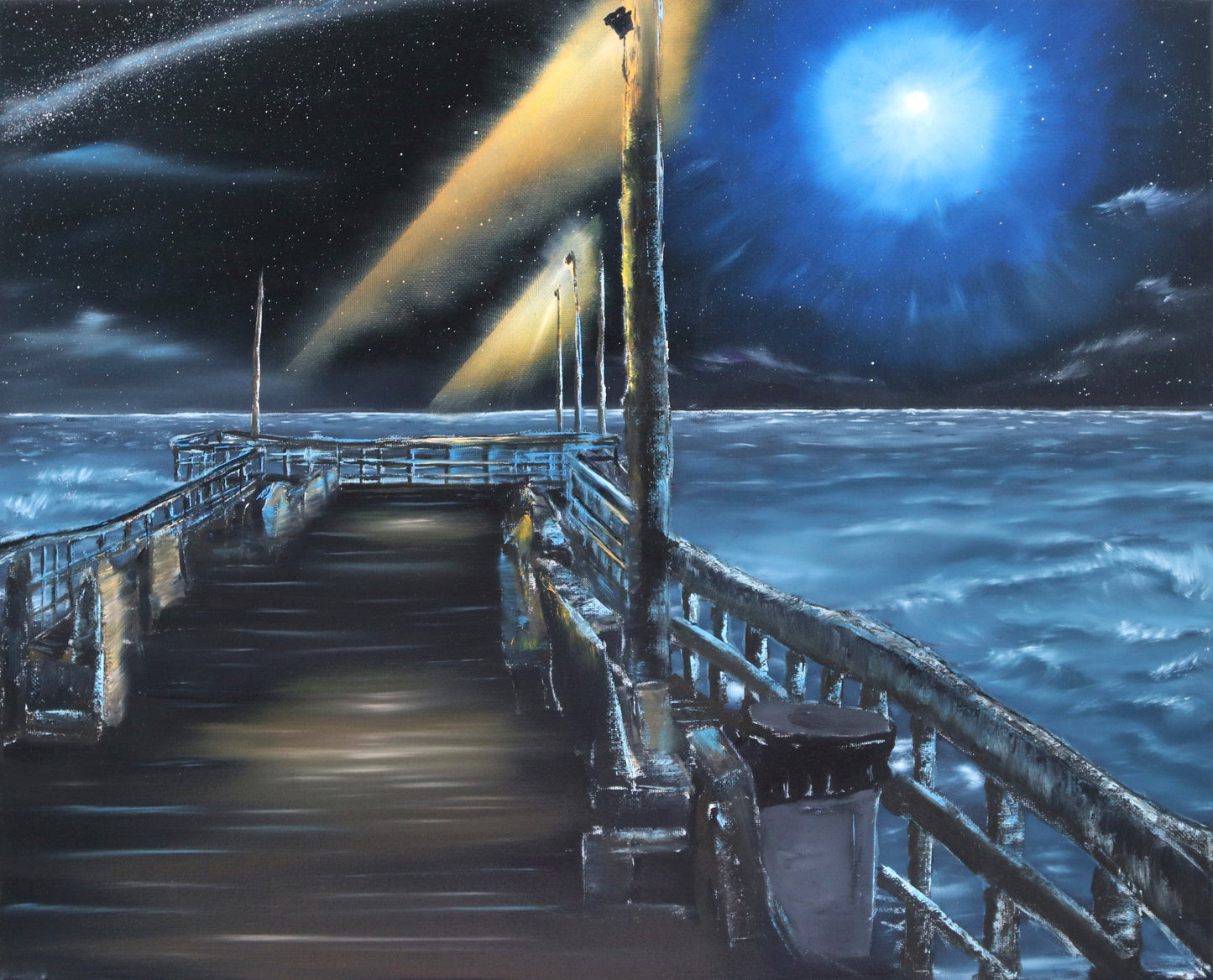 Rodanthe Pier at Night Original