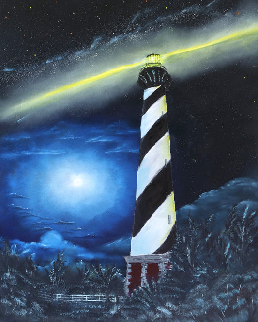 Light Beams of Hatteras Lighthouse Original