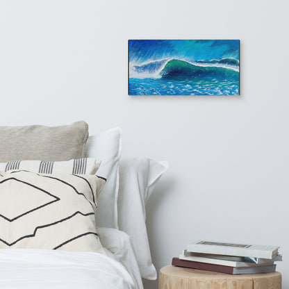 Sets out the Back Print on Canvas