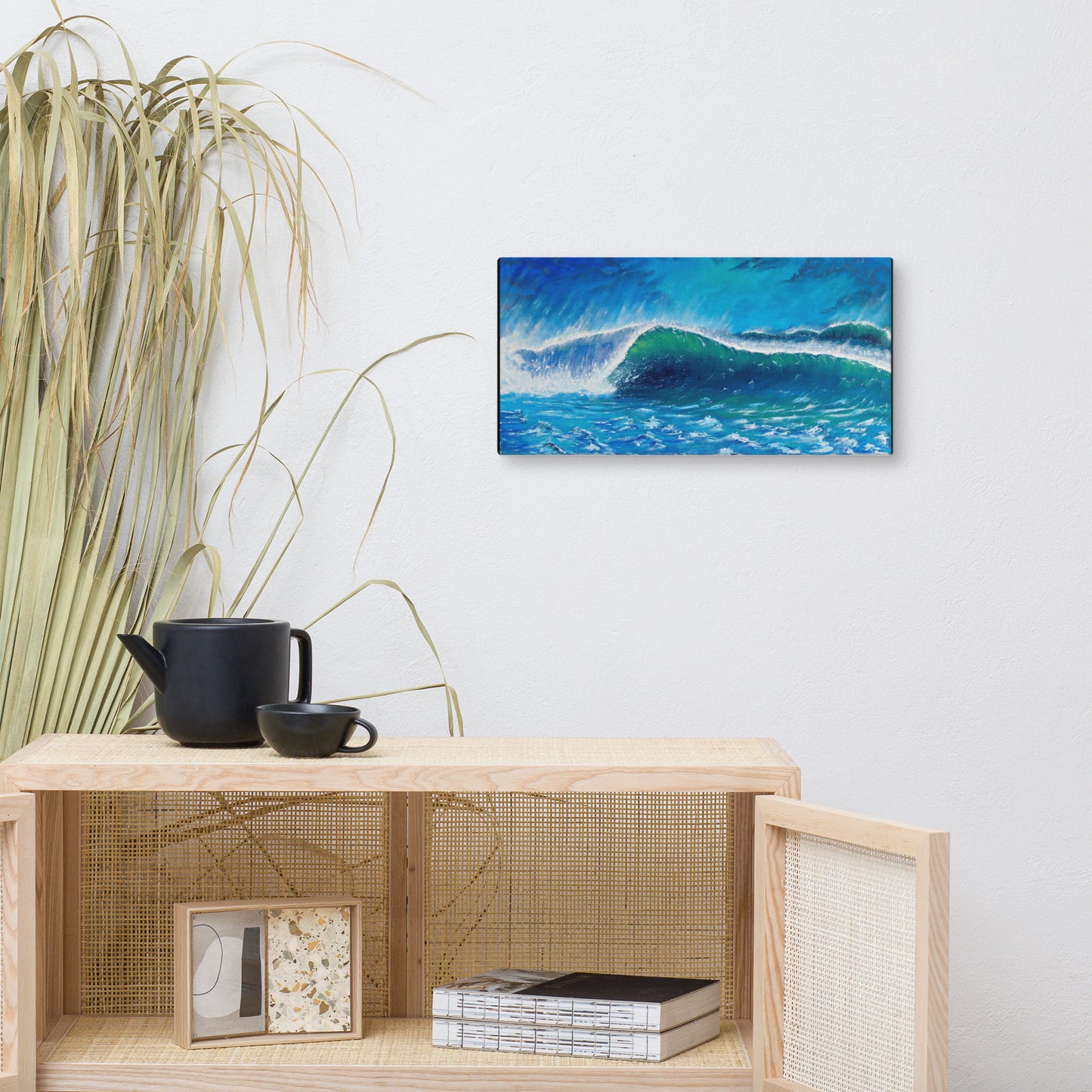 Sets out the Back Print on Canvas
