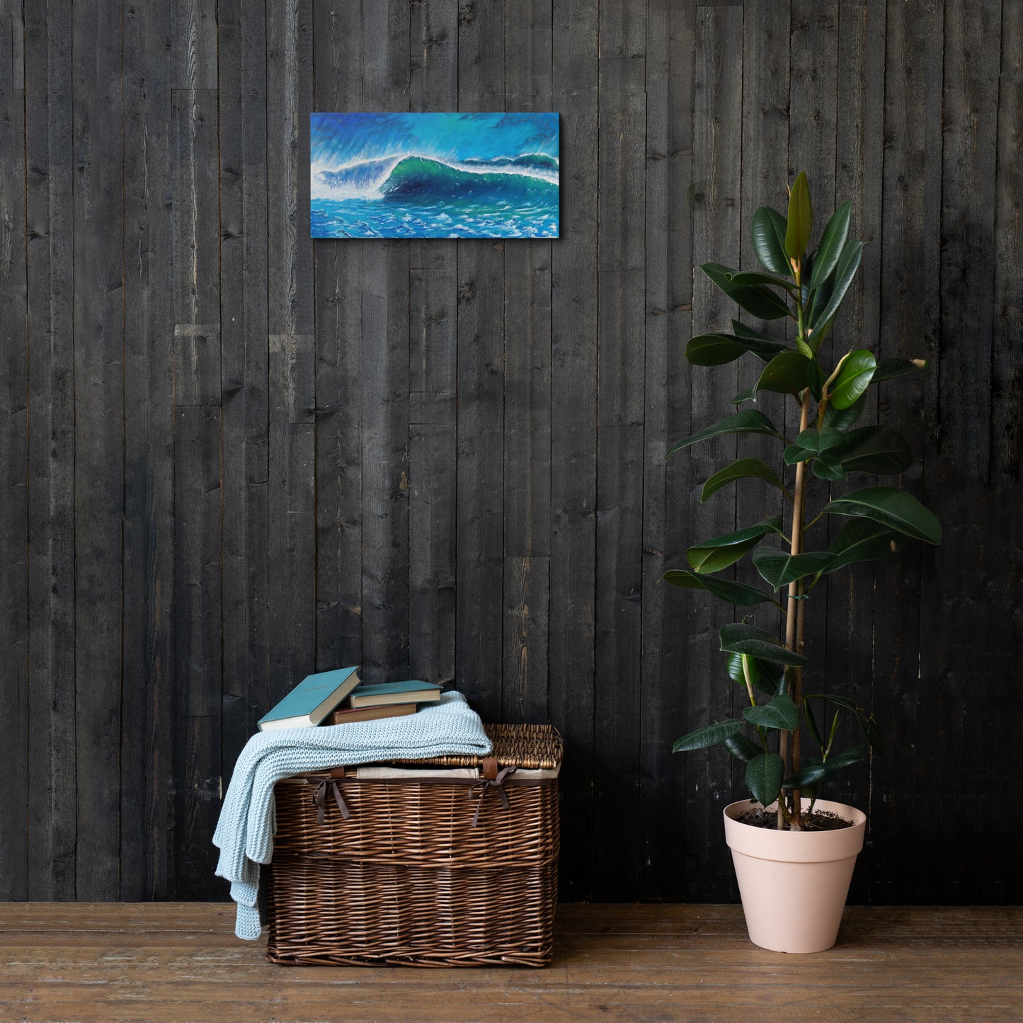Sets out the Back Print on Canvas