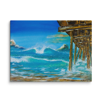 Outer Banks Pier Print on Canvas