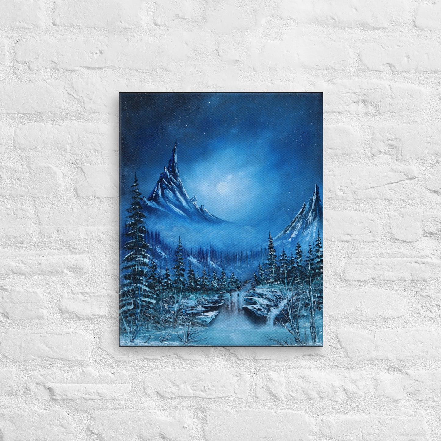 Artic Peaks Print on Canvas