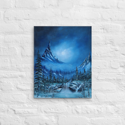 Artic Peaks Original Oil Painting on Canvas
