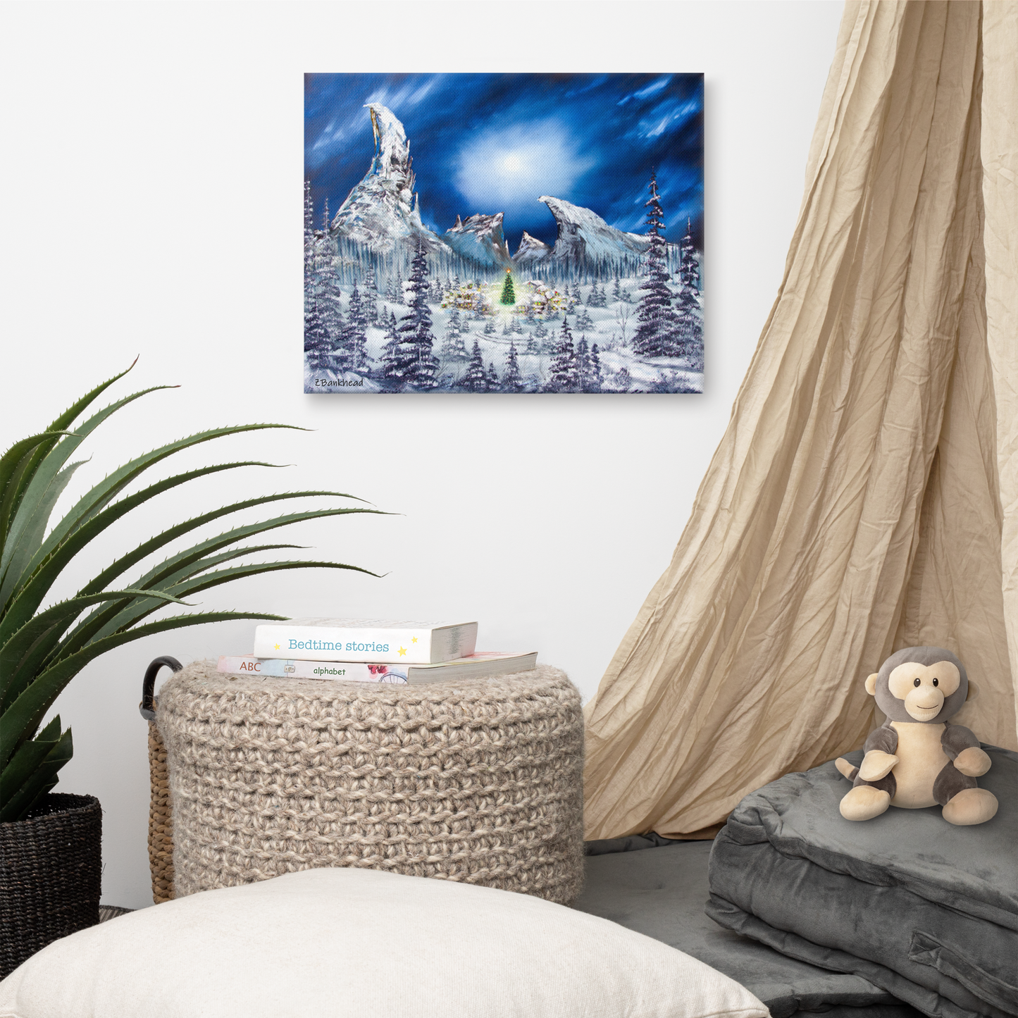 Mt. Crumpit Print on Canvas