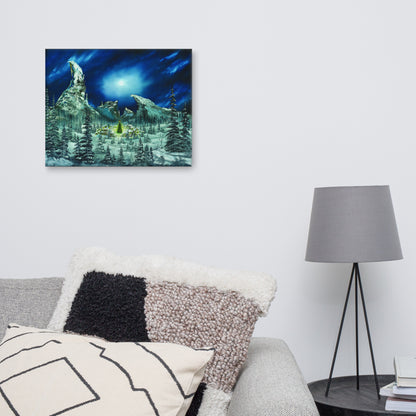 Mt. Crumpit Print on Canvas