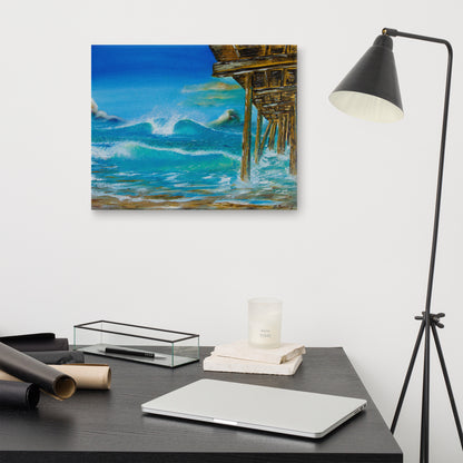 Outer Banks Pier Print on Canvas