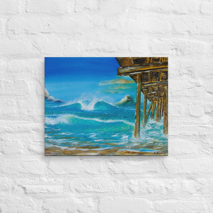 Outer Banks Pier Print on Canvas