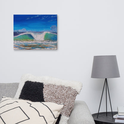 Dean Wave Print Canvas