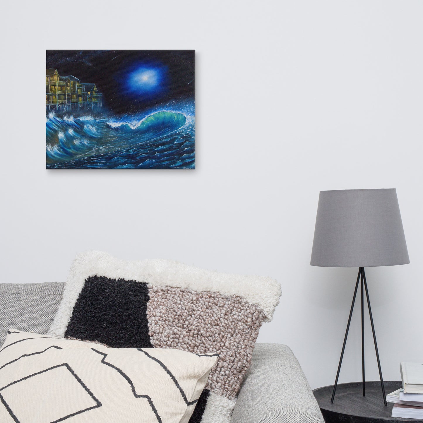 Shore Break in the OBX Print on Canvas