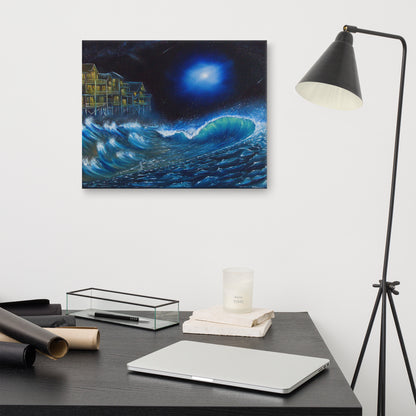 Shore Break in the OBX Print on Canvas