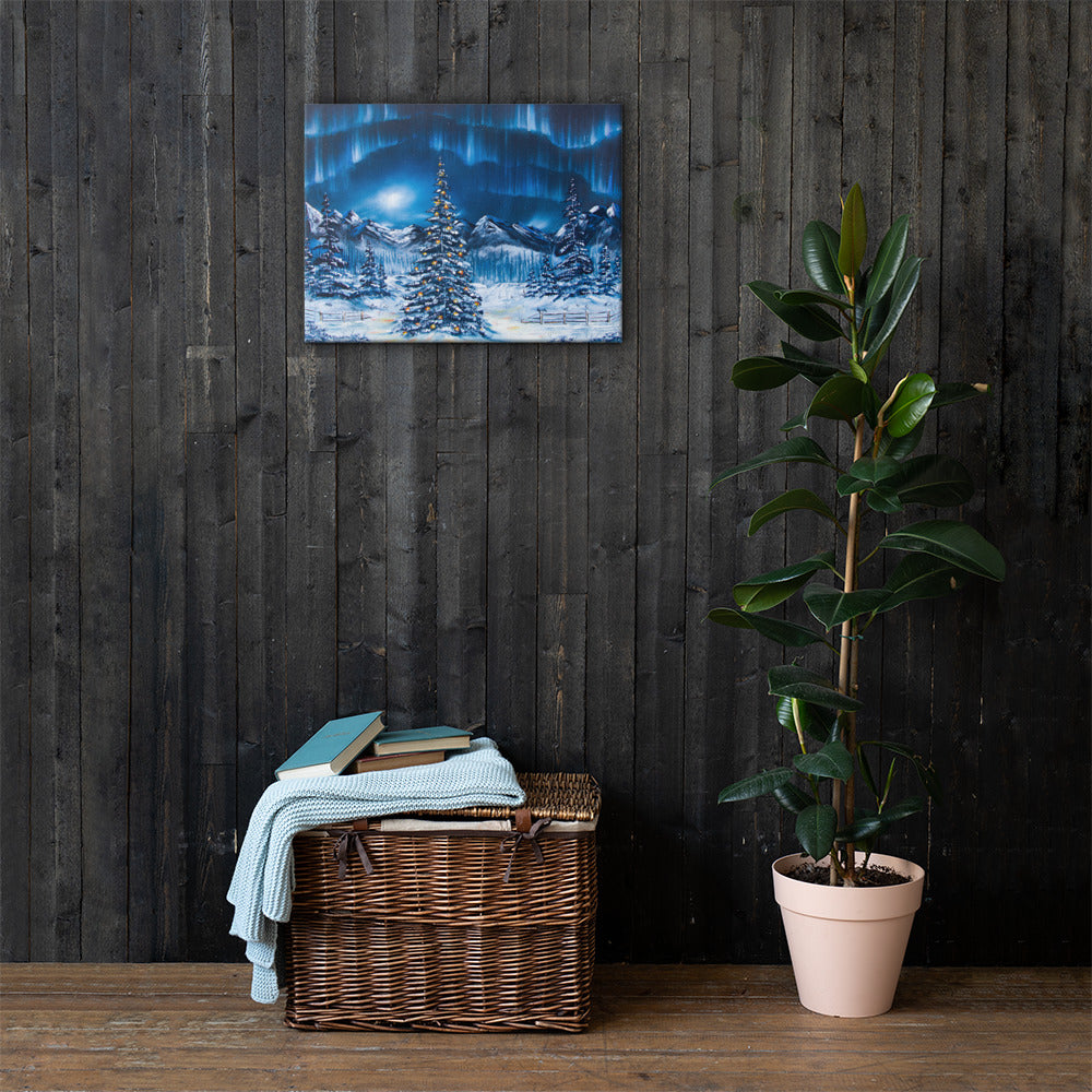 High Country Holiday Print on Canvas