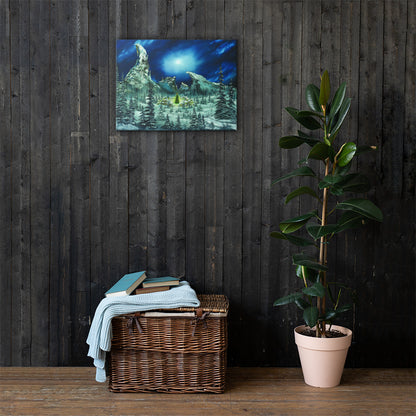 Mt. Crumpit Print on Canvas