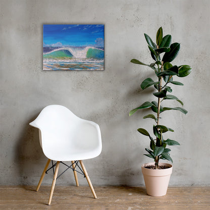 Dean Wave Print Canvas