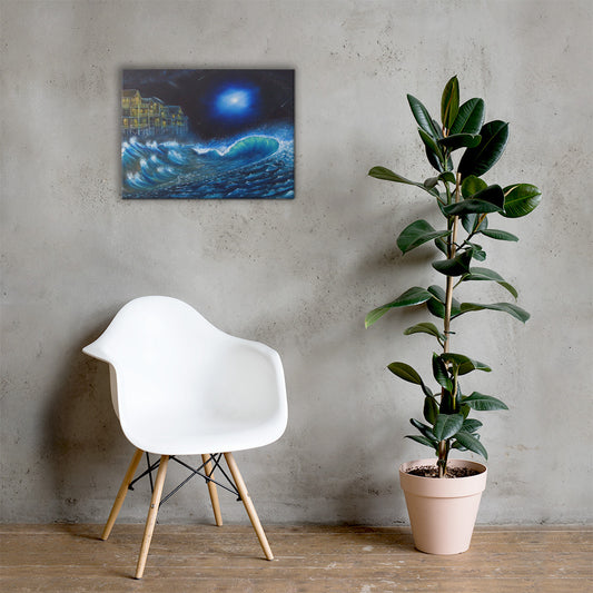 Shore Break in the OBX Print on Canvas