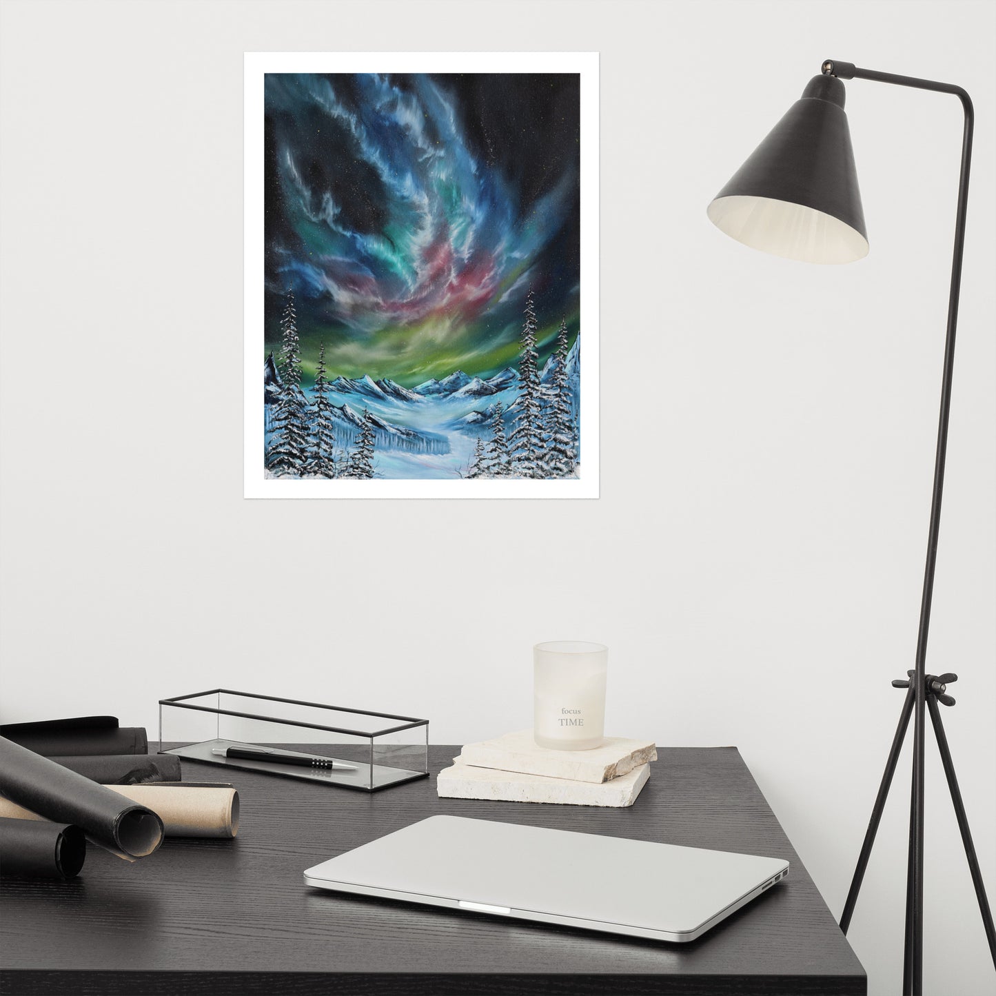 Artic Night Lights Print