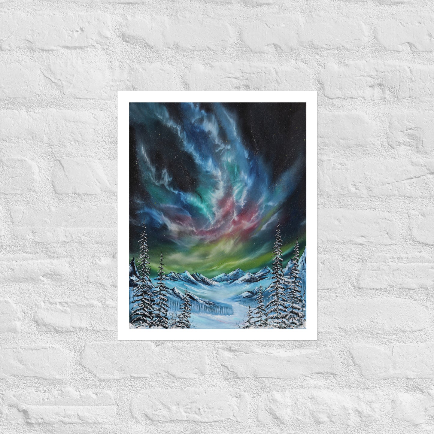 Artic Night Lights Print