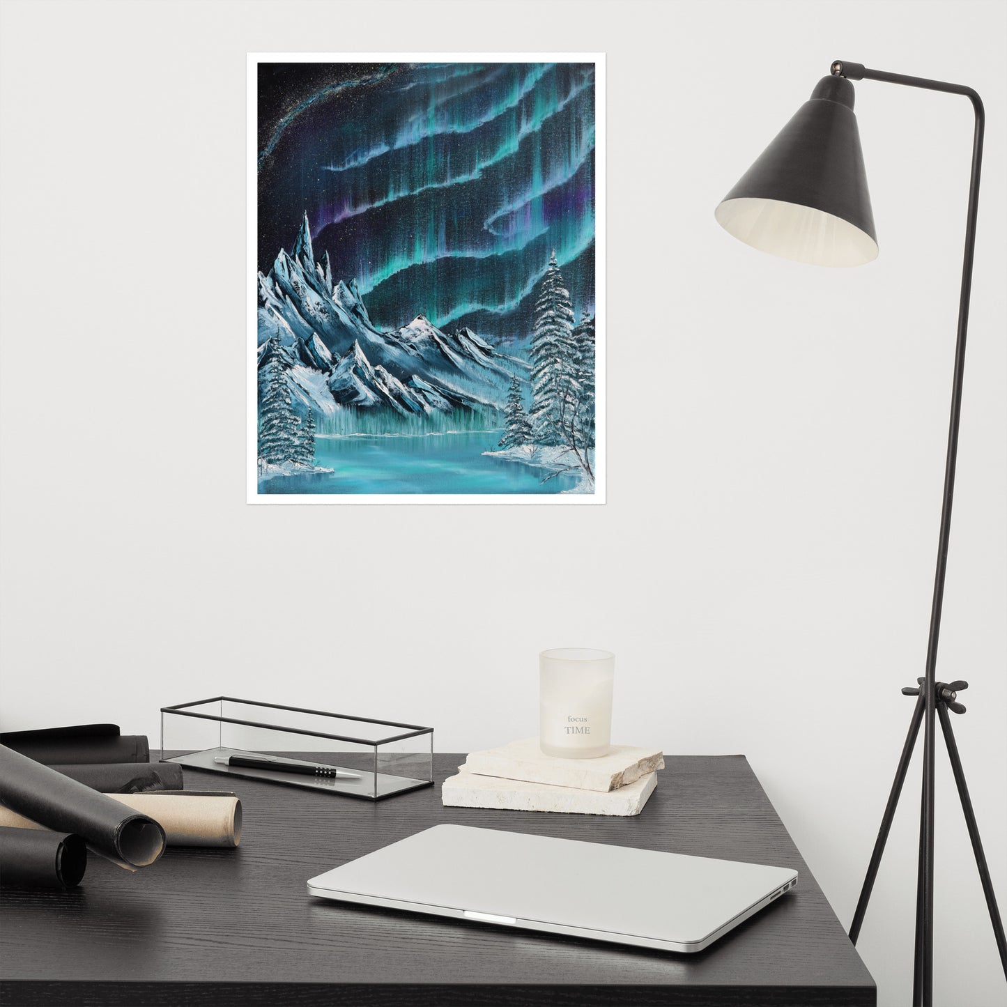 Winter Northern Lights Print