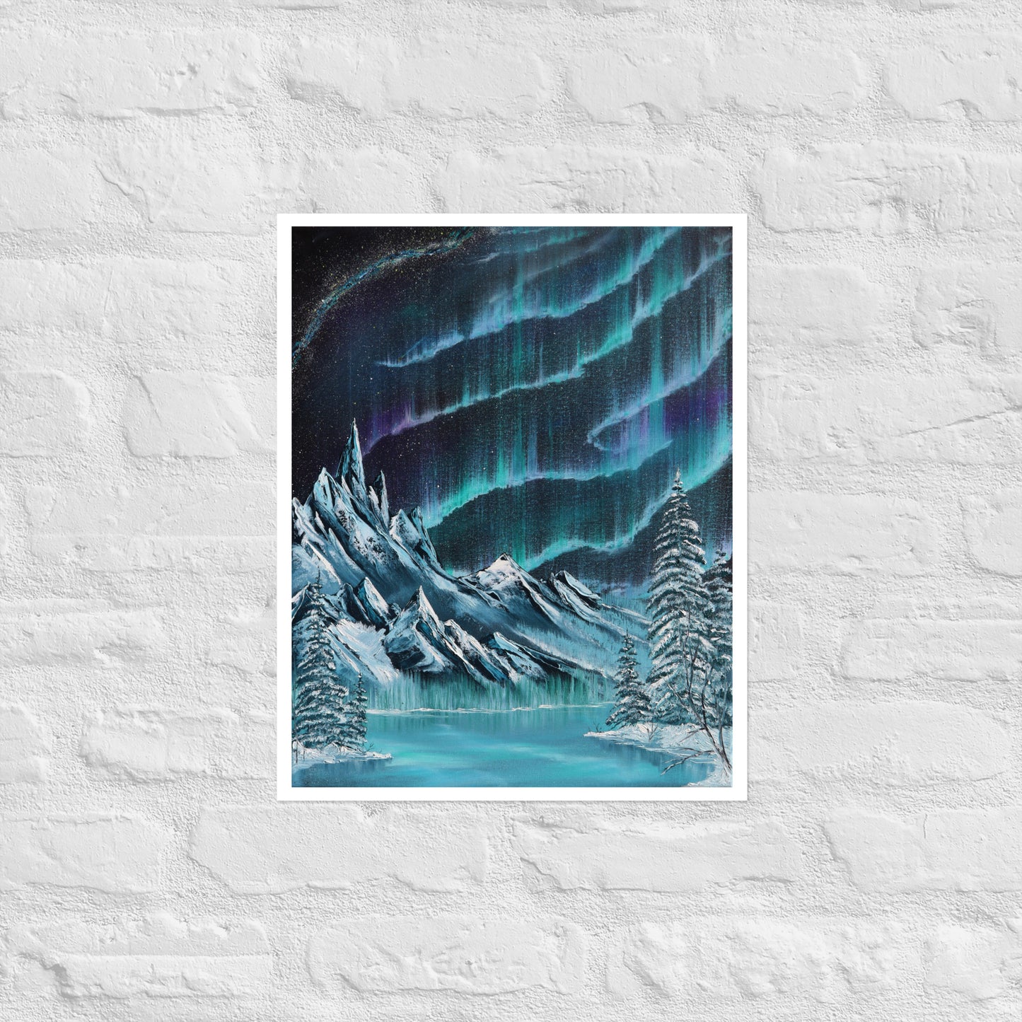 Winter Northern Lights Print