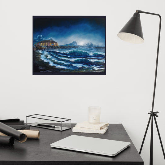 Rodanthe Pier at Night Print