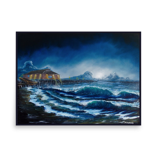 Rodanthe Pier at Night Print