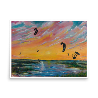 Kiteboarding Planet of the Apes Print