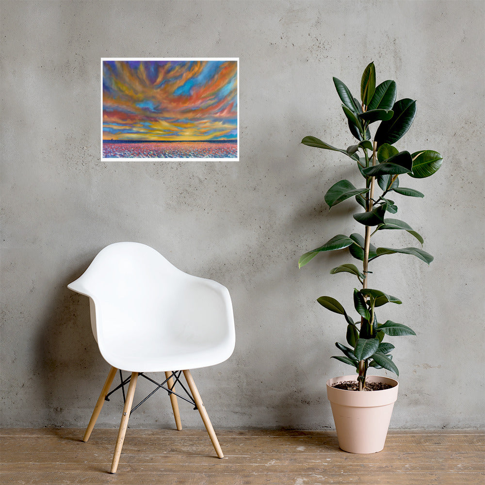 Sound Side Sunset Print