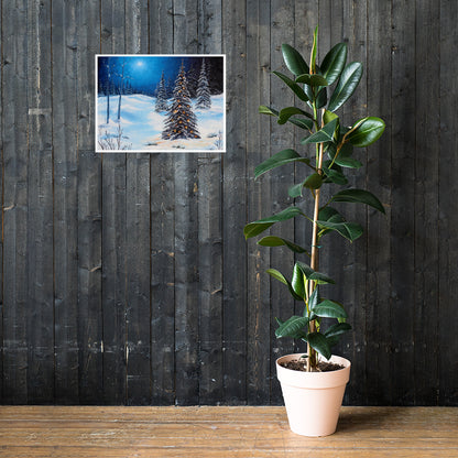 Winter Nights Holiday Print