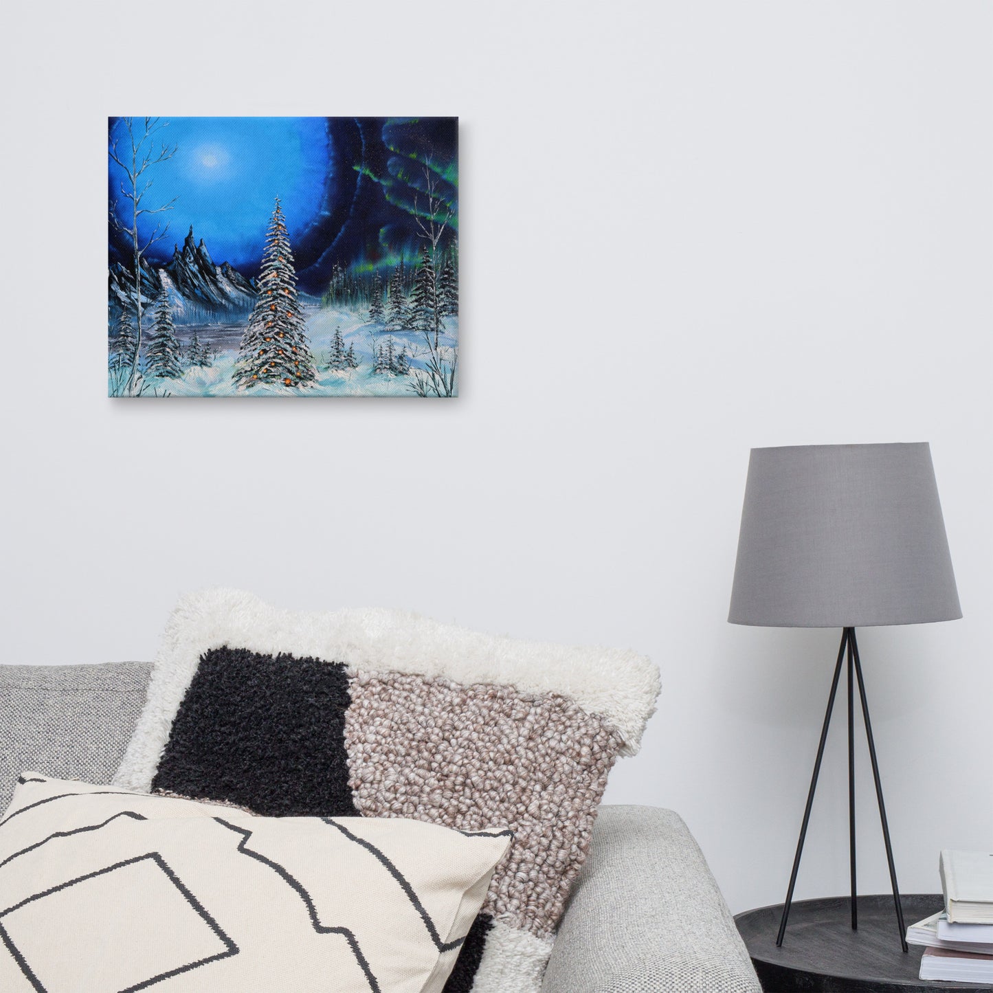 Artic Holiday Original Oil Painting on Canvas